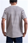 Футболка премиум-класса свободного кроя в полоску артикул 150330762