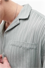 Рубашка с короткими рукавами и текстурной плиссировкой артикул 139304986
