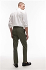Брюки классического кроя из смесовой ткани с добавлением льна артикул 140854499