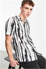 Рубашка с нарисованными полосками артикул 105383991