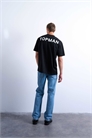 Футболка свободного кроя с принтом Topman спереди и сзади артикул 150659981
