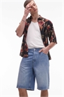 Джинсовые бермуды артикул 142351889