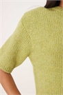 Свитер с короткими рукавами из трикотажа артикул 148918370