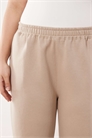 Джоггеры с широкими брючинами из смешанной ткани с добавлением хлопка артикул 152703379