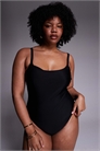 ASOS DESIGN Curve Revenge — купальник с скрытыми косточками, моделирующий фигуру артикул 152901142