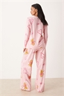 Комплект пижамы ASOS DESIGN для беременных с длинными рукавами и узором «пряничный домик и сахарная трость» артикул 147861153