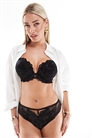 Бюстгальтер с полной чашкой и уплотнителями, с глубоким вырезом артикул 138601023