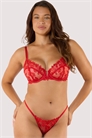 Бюстгальтер-балконет с графической вышивкой Eva артикул 153607420