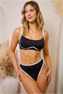 X Майя Эндрюс: топ-бикини с контрастной отделкой артикул 140374230