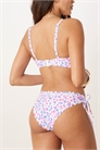Бикини-трусики с высоким вырезом и мелким узором в виде ракушек артикул 139537977