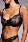 Бюстгальтер Fuller с косточками, украшенный вышивкой из цветов и бисером, серия Tate Premium артикул 149293978