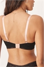 Бюстгальтер с косточками и кружевом «Стиви» для полных грудей с контрастной отделкой артикул 141008654