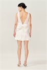 Платье Bowlyn: свадебное мини-платье из вискозы с цветочным жаккардовым принтом артикул 153610541