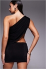 Мини-платье Fiora с одним плечом и вырезом артикул 153982513