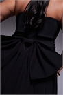 Мини-платье-бандо с бантиком на спине артикул 150149799