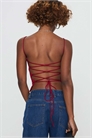 Топ-майка Elissa с квадратным вырезом и завязками на спине артикул 141415122