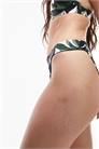 Бикини-танга с абстрактным принтом артикул 132666982