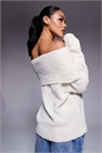 Свитерок Parkley с глубоким вырезом «бардо» артикул 146140486