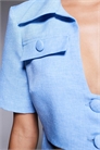 Рубашка с укороченным кроем co-ord артикул 144211542