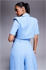 Рубашка с укороченным кроем co-ord артикул 144211542