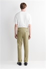Брюки из льна и хлопка, приталенного кроя с прямыми брючинами артикул 1326902002