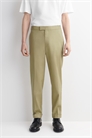 Брюки из льна и хлопка, приталенного кроя с прямыми брючинами артикул 1326902002