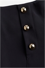 Брюки из саржи с пуговицами спереди артикул 1244217003