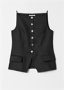 Приталенный жилетный топ артикул 1260743003