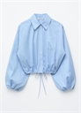Укороченная рубашка с завязками артикул 1328489004
