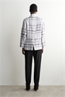 Клетчатый льняной пиджак артикул 1322139001