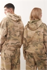 Универсальная толстовка с капюшоном и камуфляжным принтом артикул 151058559