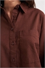 Рубашка свободного кроя из льна артикул 152627457