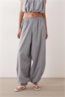 Брюки-балоны с эластичным поясом и завязками по бокам co-ord артикул 155593901
