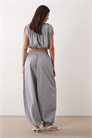 Брюки-балоны с эластичным поясом и завязками по бокам co-ord артикул 155593901