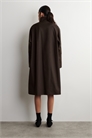 Пальто с широким воротником-воронкой артикул 1321362001