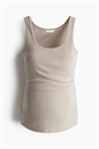 Трикотажная майка для беременных MAMA артикул 1173812009