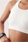 Белый бесшовный спортивный бюстгальтер Stamina артикул 153752681