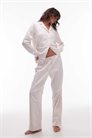 Комбинируйте хлопковые пижамные брюки с белой контрастной окантовкой артикул 149244945