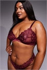 Бюстгальтер-треугольник ASOS DESIGN Curve Simone премиум-класса с изысканной вышивкой и атласной окантовкой артикул 147442667