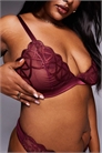 Бюстгальтер-треугольник ASOS DESIGN Curve Simone премиум-класса с изысканной вышивкой и атласной окантовкой артикул 147442667