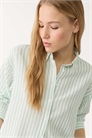 Рубашка из смешанного льна артикул 154055041