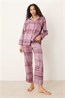 Пижамная рубашка из 100% хлопка в клетку co-ord артикул 153751705