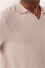 Поло с вырезом горловины из чистой мериносовой шерсти артикул 154585281