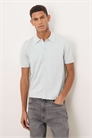 Трикотажное поло с пуговицами артикул 152829973