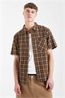 Рубашка в клетку с короткими рукавами Eli артикул 153407149