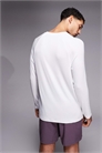 Футболка с длинным рукавом и рагланными рукавами, с ребристой отделкой из сверхмягкого модала, облегающего кроя, с воротником-хенли артикул 152460823