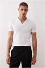 Поло с облегающим кроем артикул 155126939