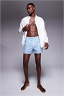 Плавательные шорты из ткани «сирсакер» артикул 139731227