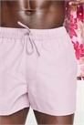 Плавки-шорты короткой длины светло-фиолетового цвета артикул 113598719