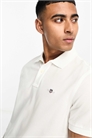 Поло с логотипом на груди, прямой крой, из пике артикул 131285241